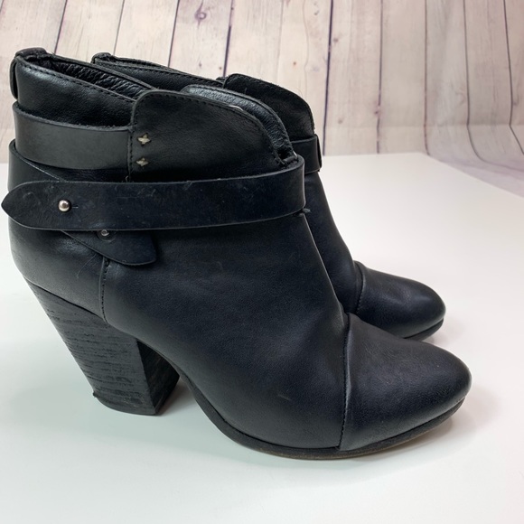 Rag & Bone Black Heeled Booties 39 - Picture 2 of 6